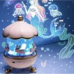 Cozy Corner Rabbits Star Rotating Night Lamp Projector